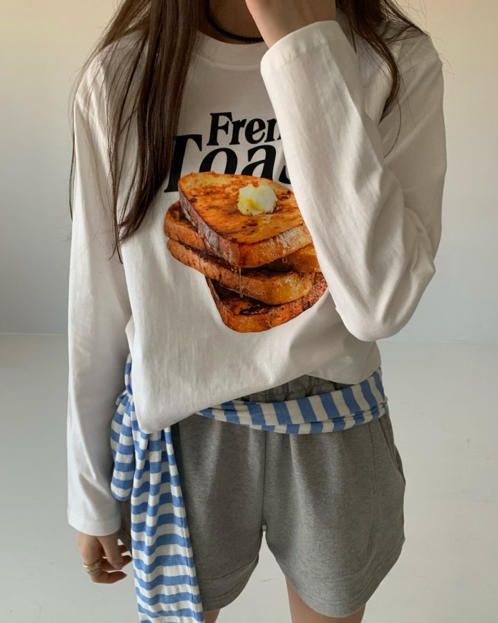 Via - Korean Women Fashion - #momslook - Toast Tee - 4