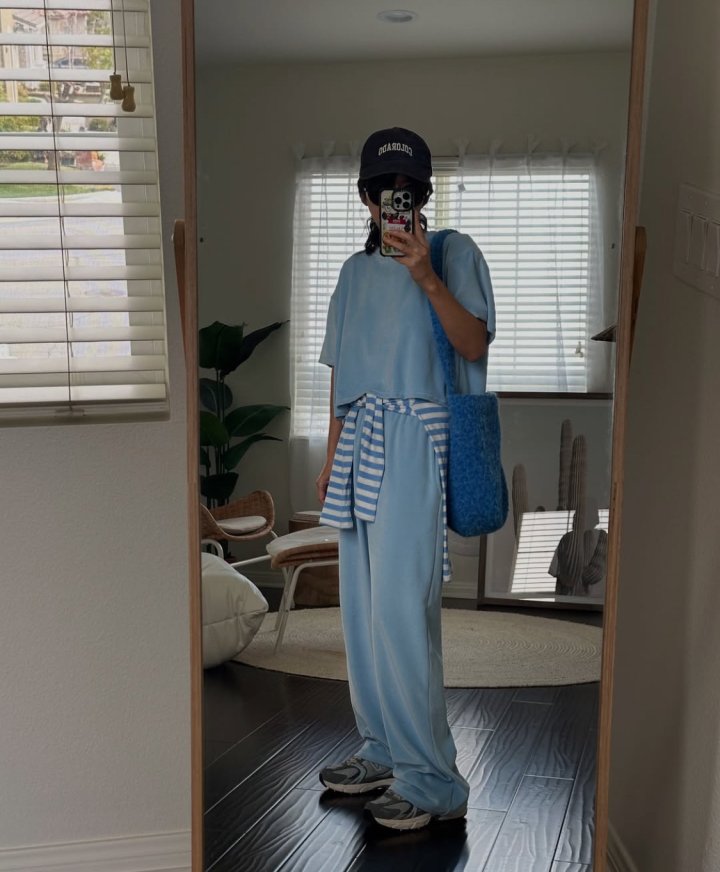 Via - Korean Women Fashion - #momslook - Velore Top Bottom Set - 4