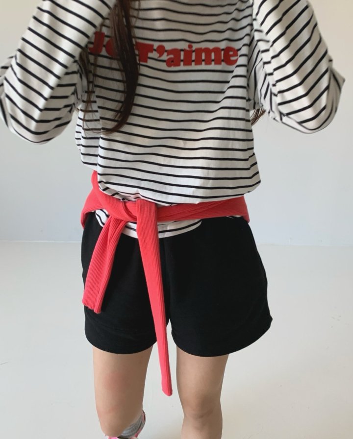 Via - Korean Women Fashion - #womensfashion - Je Taime Stripe Tee - 5