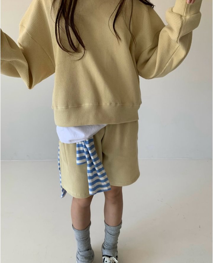 Via - Korean Women Fashion - #womensfashion - Waffe Short Set - 9