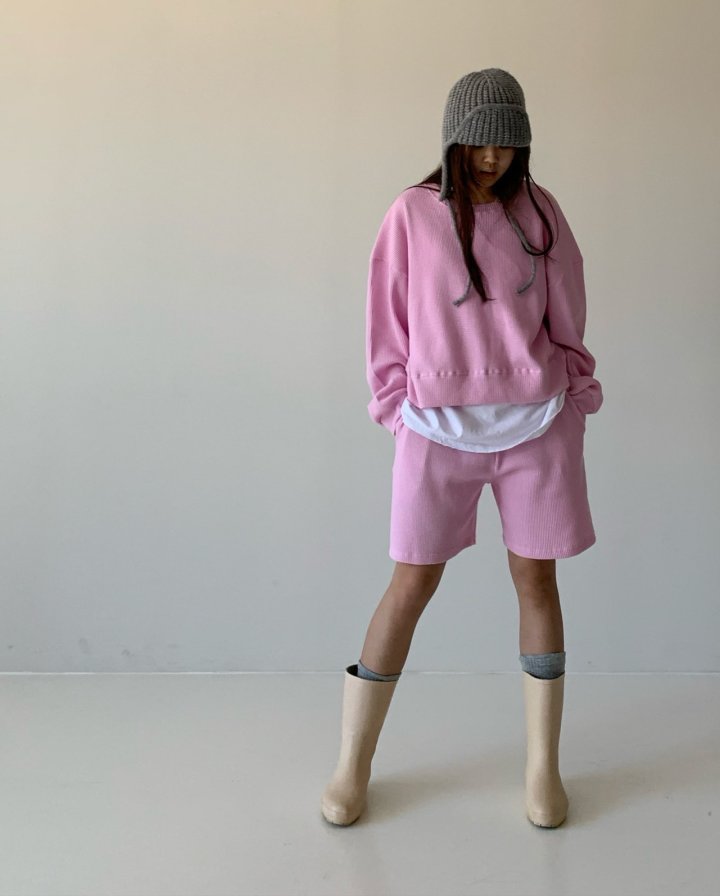 Via - Korean Women Fashion - #womensfashion - Waffe Short Set - 8