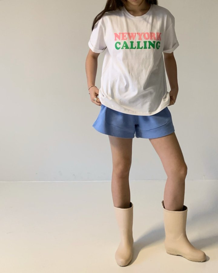 Via - Korean Women Fashion - #momslook - New York Calling Tee - 4