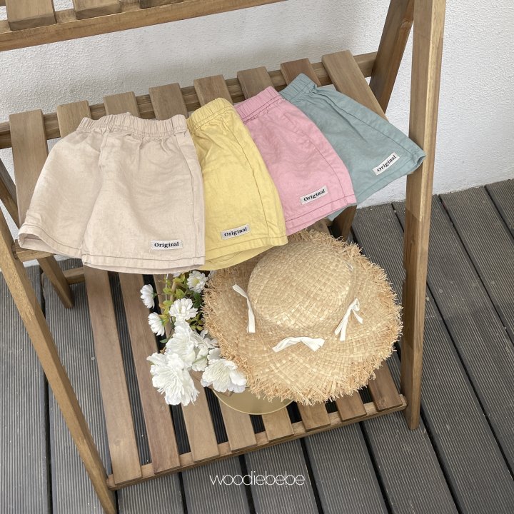 Woodie - Korean Baby Fashion - #babyboutique - Linne Half Pants - 2