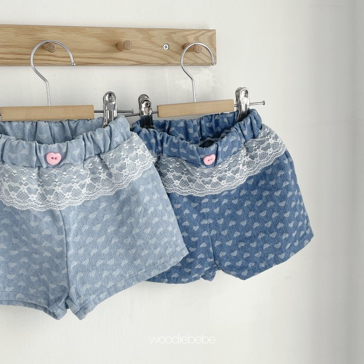 Woodie - Korean Baby Fashion - #babyboutiqueclothing - Heart Denim Pants - 3