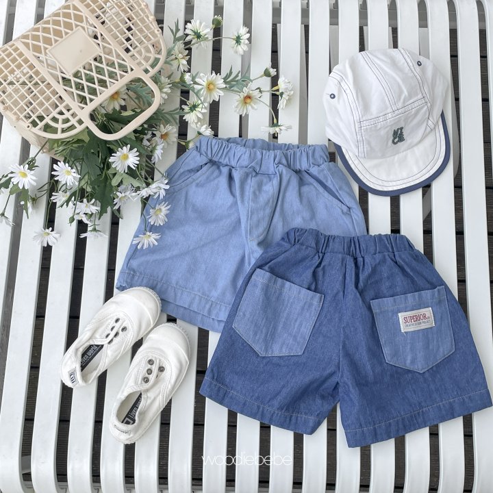 Woodie - Korean Baby Fashion - #babyboutiqueclothing - Border Denim Pants - 2