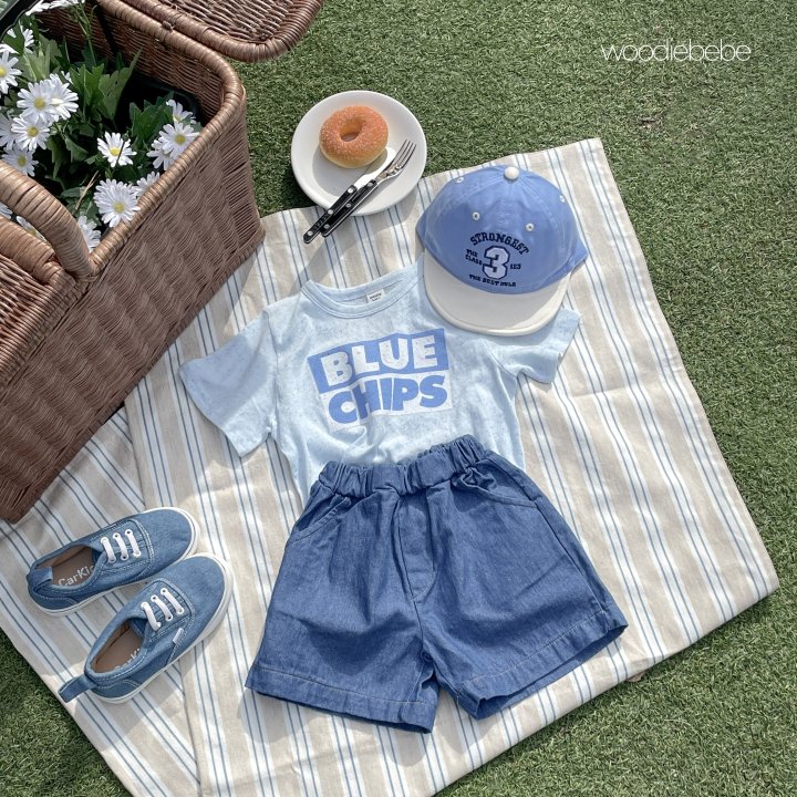 Woodie - Korean Baby Fashion - #babyclothing - Border Denim Pants - 3
