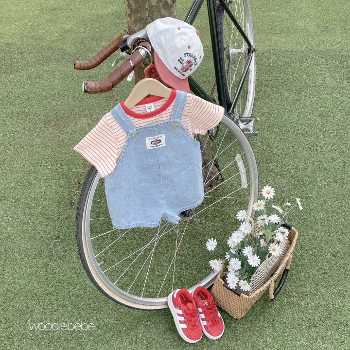 Woodie - Korean Baby Fashion - #babyfashion - Denim Overall Pants - 2
