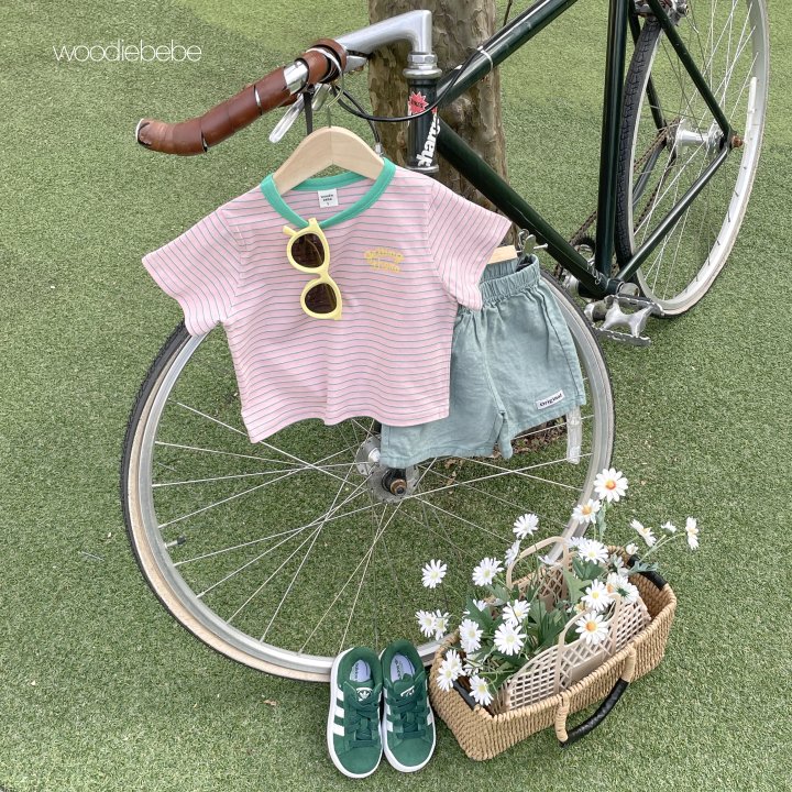 Woodie - Korean Baby Fashion - #babyfever - Linne Half Pants - 7