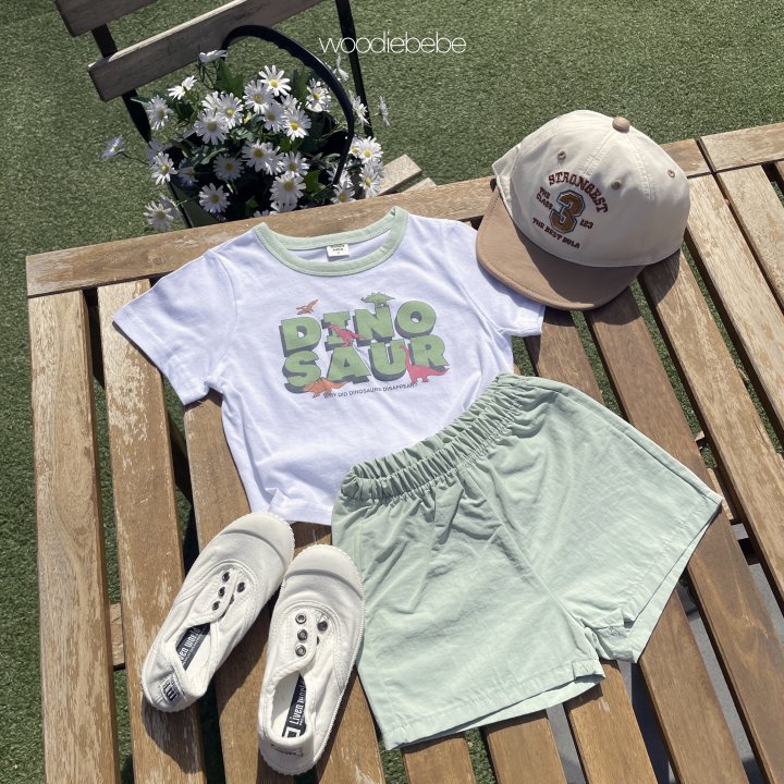 Woodie - Korean Baby Fashion - #babyfever - Dino Set - 3