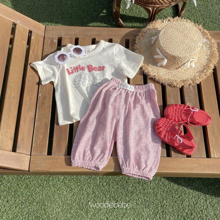 Woodie - Korean Baby Fashion - #babyoninstagram - Little Bear Tee - 2