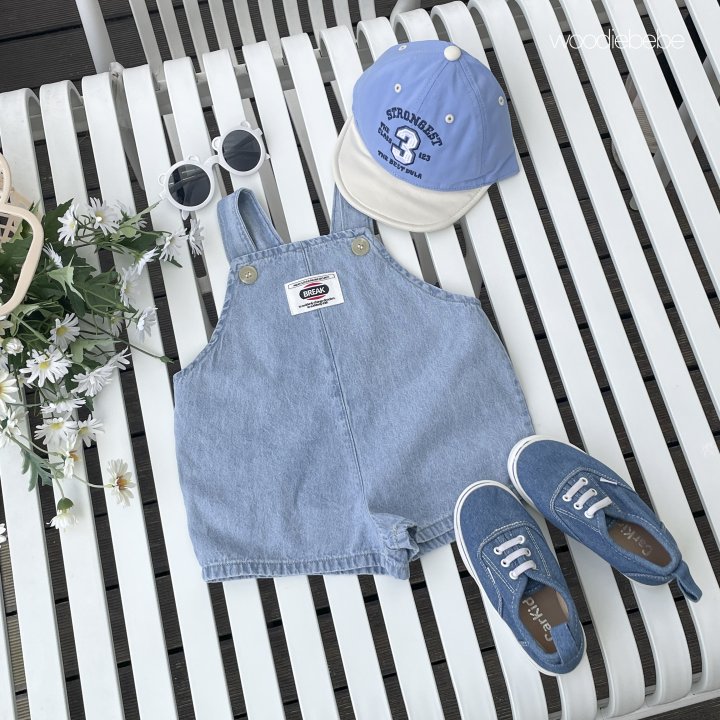 Woodie - Korean Baby Fashion - #babyootd - Denim Overall Pants - 7