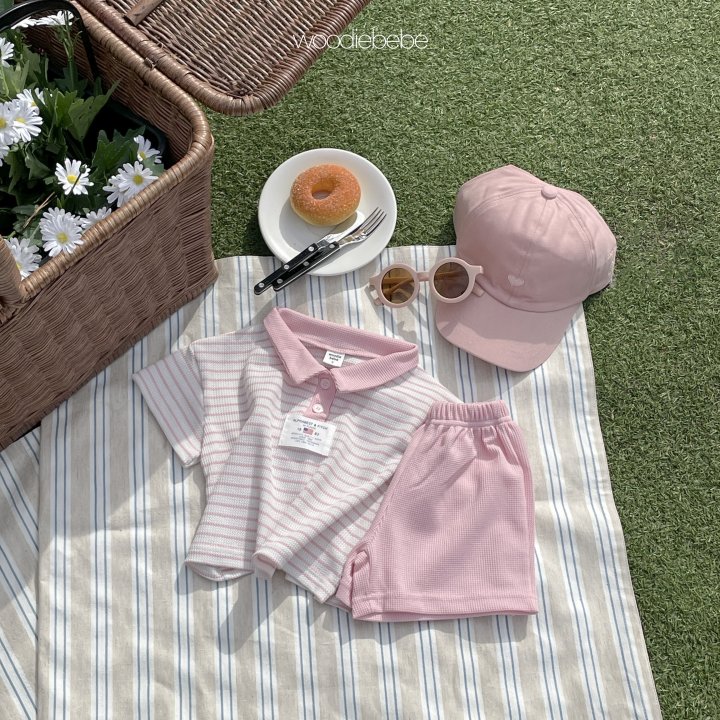 Woodie - Korean Baby Fashion - #babyoninstagram - Oxford Set - 4