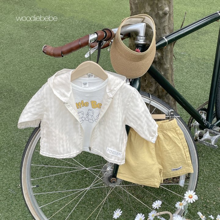 Woodie - Korean Baby Fashion - #babyoutfit - Linne Half Pants - 12