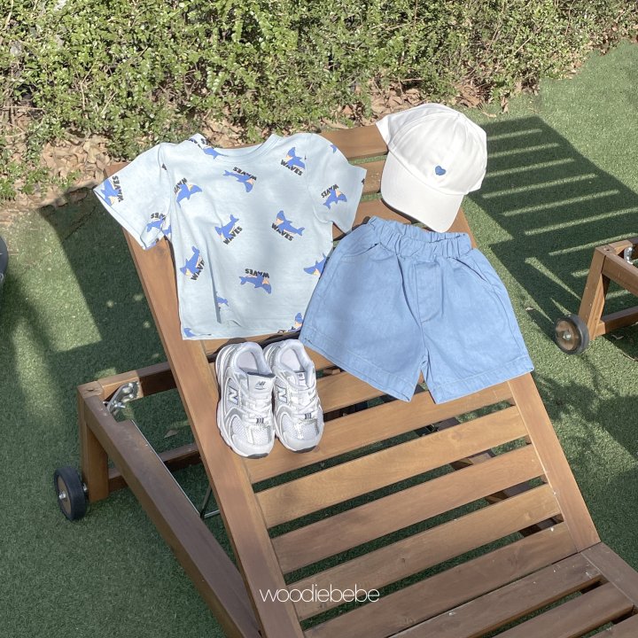 Woodie - Korean Baby Fashion - #babyoutfit - Border Denim Pants - 10