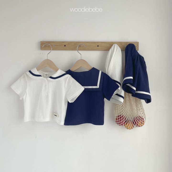 Woodie - Korean Baby Fashion - #babyoutfit - Sailor Set - 3