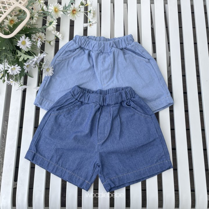 Woodie - Korean Baby Fashion - #babywear - Border Denim Pants - 12
