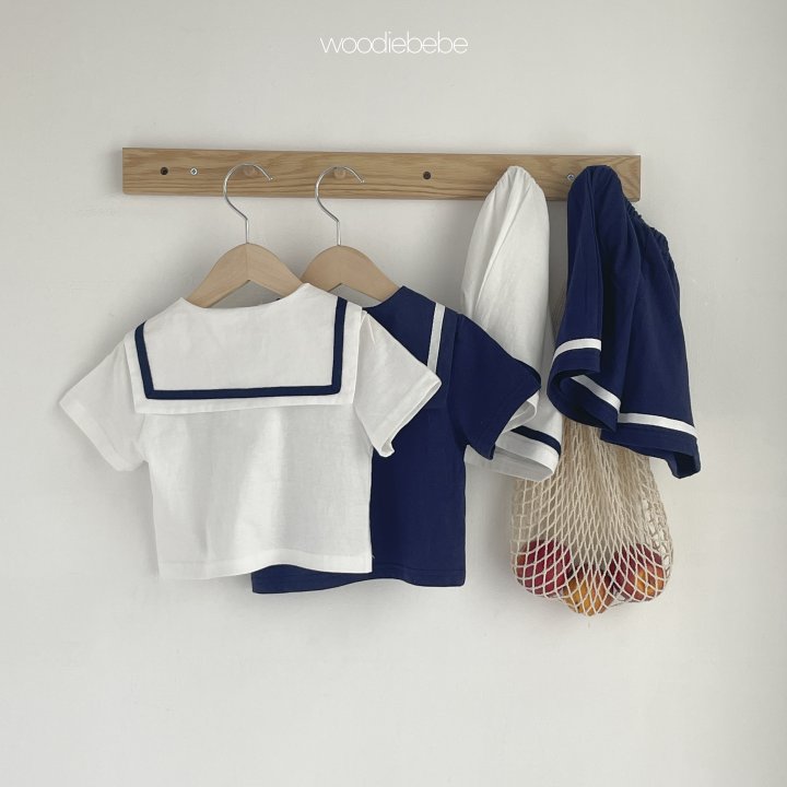 Woodie - Korean Baby Fashion - #babyoutfit - Sailor Set - 4
