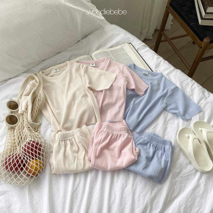 Woodie - Korean Baby Fashion - #smilingbaby - Pastel Set - 2