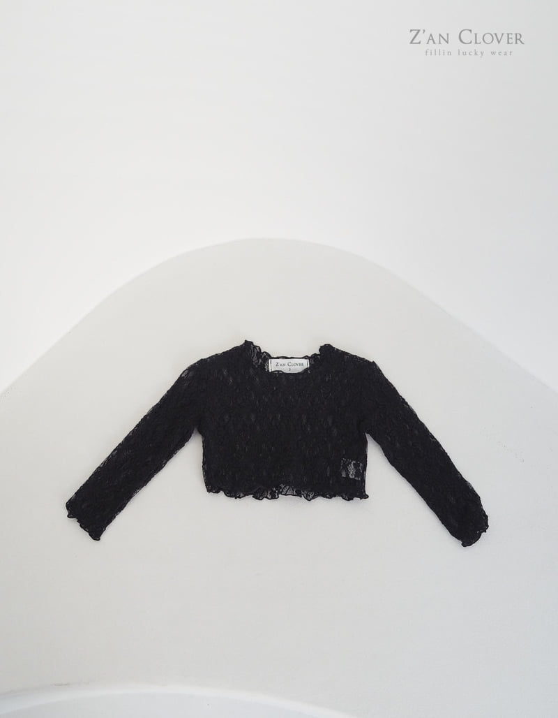 Zan Clover - Korean Children Fashion - #Kfashion4kids - Wave Lace Tee - 7