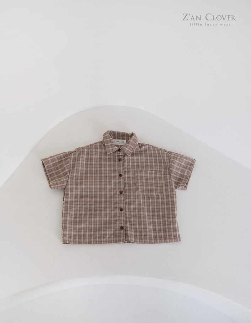 Zan Clover - Korean Children Fashion - #Kfashion4kids - Vintage Check Shirt - 3