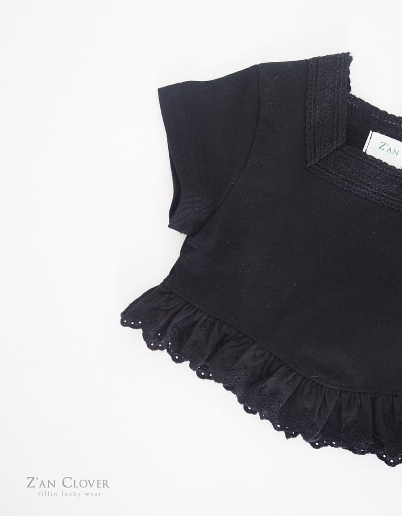 Zan Clover - Korean Children Fashion - #Kfashion4kids - Square Frill Tee - 9
