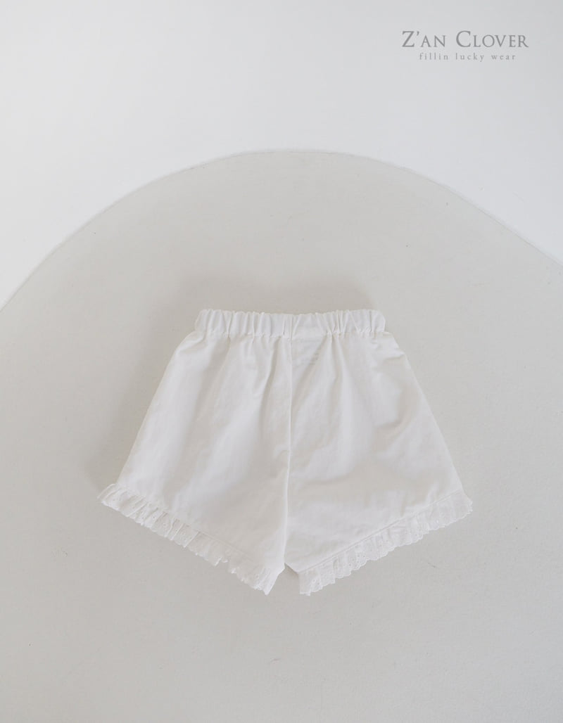 Zan Clover - Korean Children Fashion - #Kfashion4kids - Punching Lace Short Pants - 7