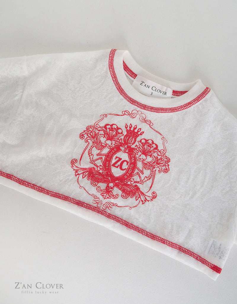 Zan Clover - Korean Children Fashion - #Kfashion4kids - Burnout Stitch Tee - 5
