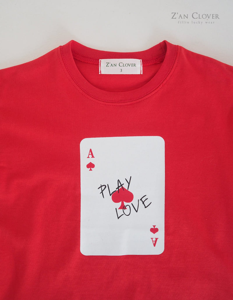 Zan Clover - Korean Children Fashion - #Kfashion4kids - Spade Tee - 8