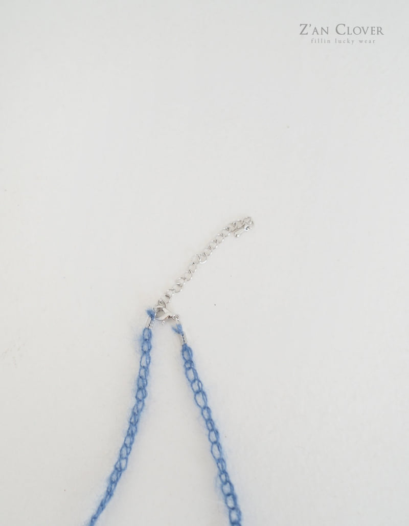 Zan Clover - Korean Children Fashion - #Kfashion4kids - Knit Heart Necklace - 12