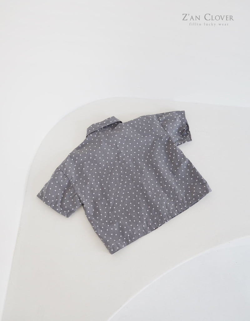 Zan Clover - Korean Children Fashion - #childofig - Star Shirt - 7