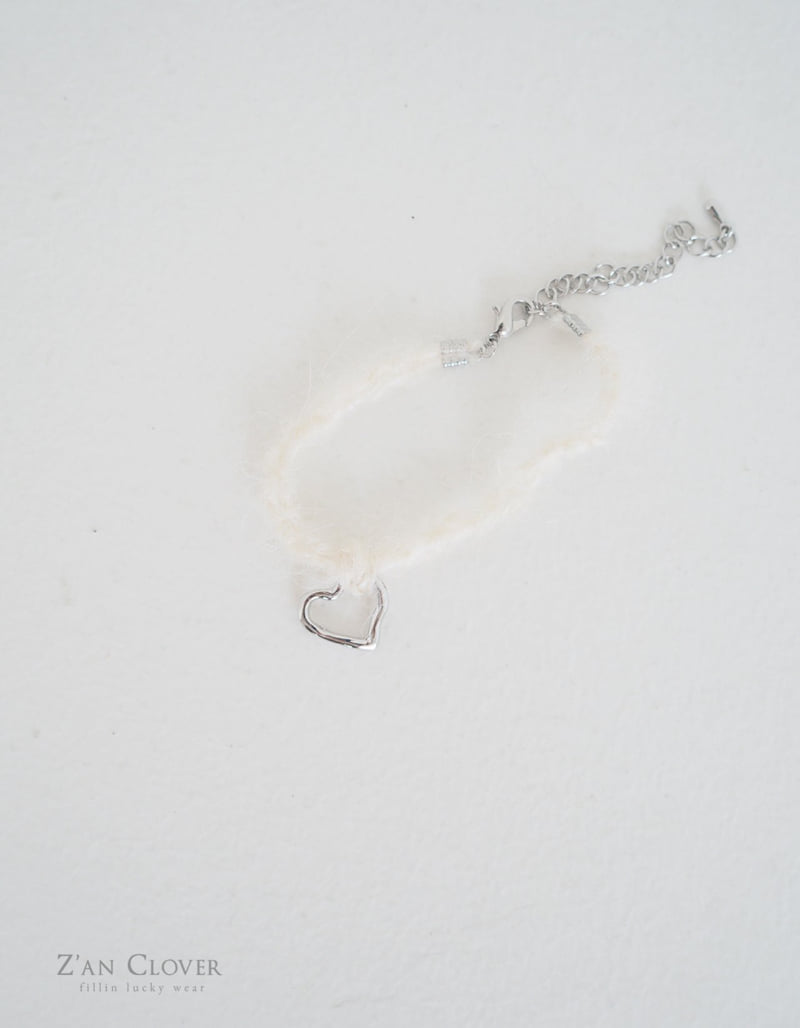Zan Clover - Korean Children Fashion - #childofig - Knit Heart Bracelet - 5