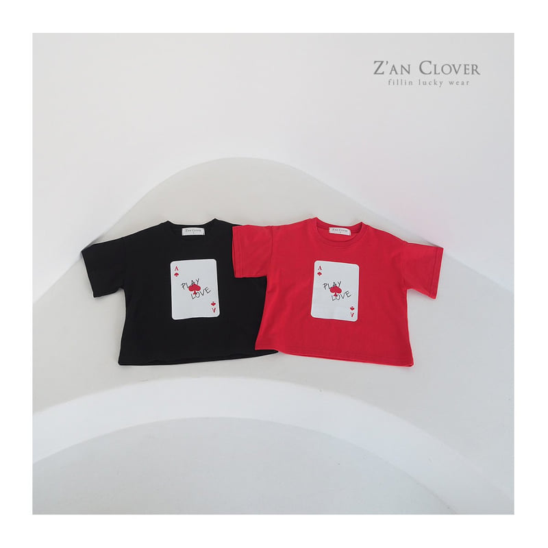 Zan Clover - Korean Children Fashion - #childrensboutique - Spade Tee