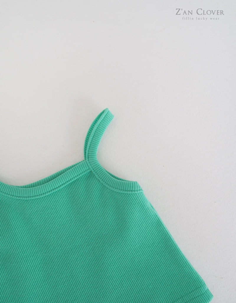 Zan Clover - Korean Children Fashion - #designkidswear - Unbal Rib Sleeveless - 10
