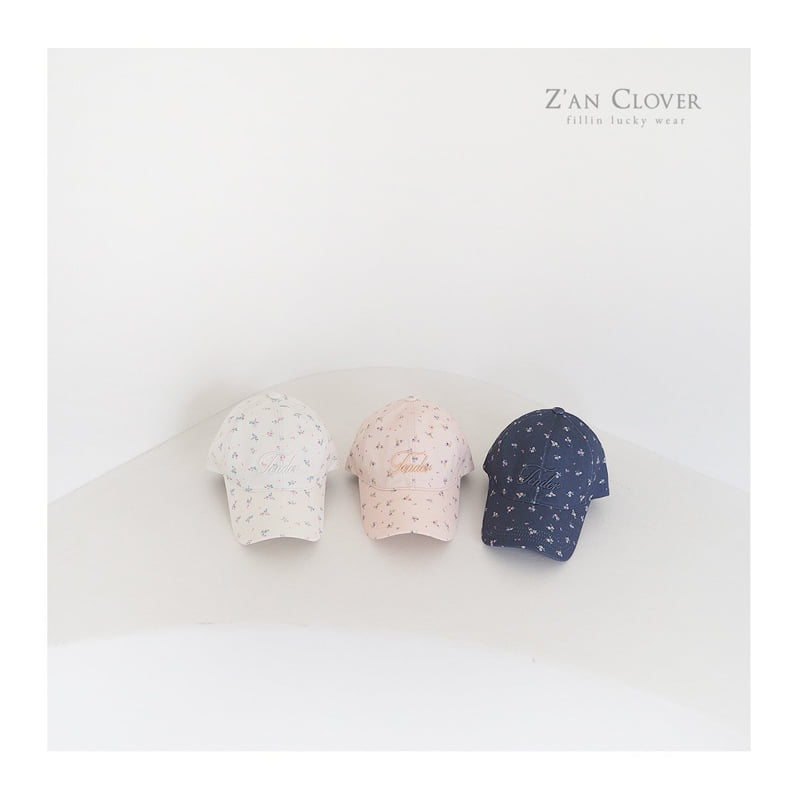 Zan Clover - Korean Children Fashion - #designkidswear - Flower Ball Cap
