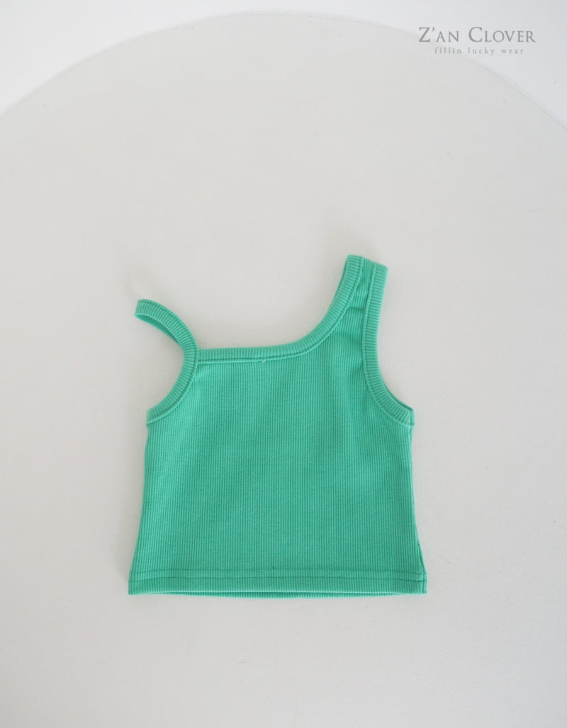 Zan Clover - Korean Children Fashion - #discoveringself - Unbal Rib Sleeveless - 11