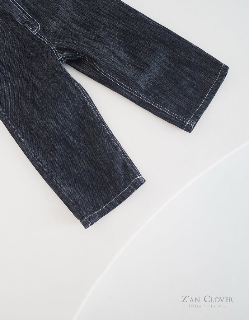 Zan Clover - Korean Children Fashion - #discoveringself - Cool Denim Pants - 5
