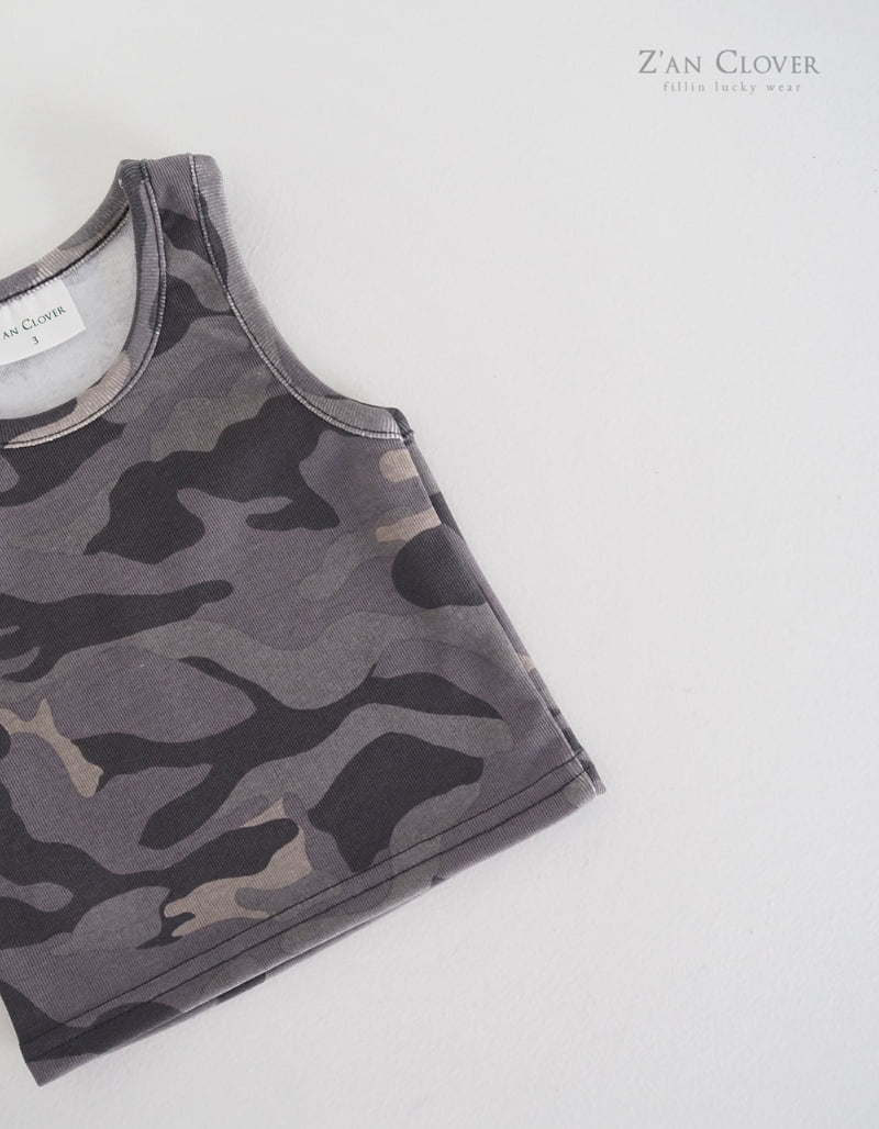 Zan Clover - Korean Children Fashion - #discoveringself - Camo Sleeveless - 5