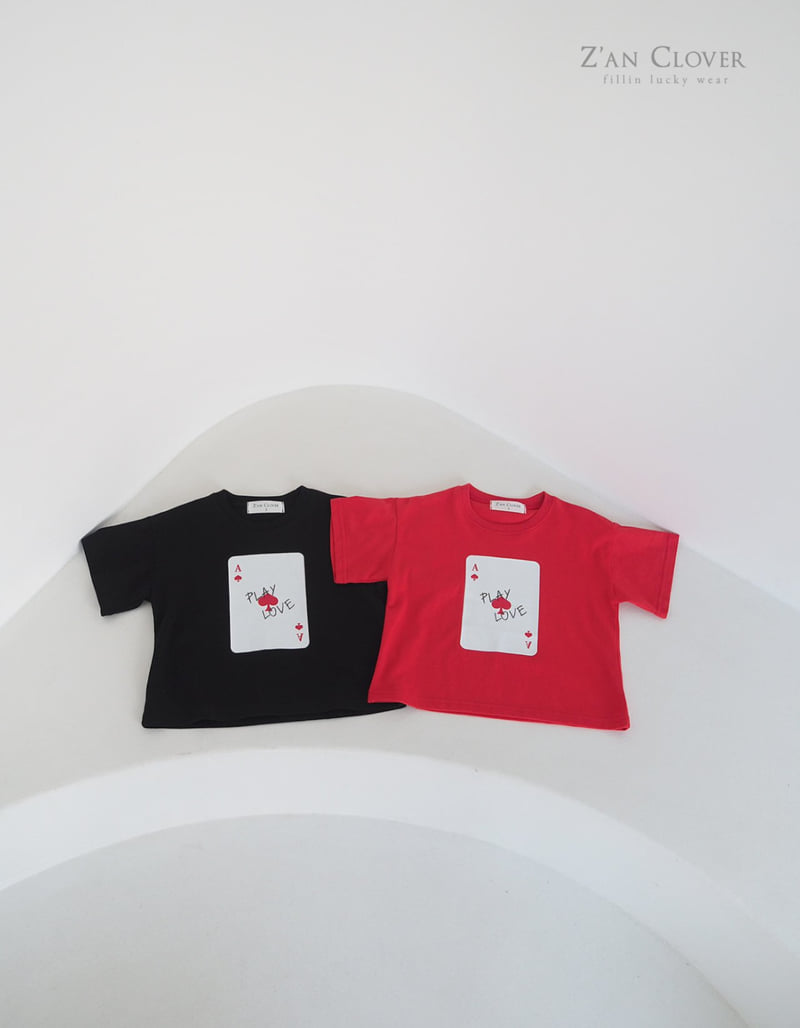 Zan Clover - Korean Children Fashion - #discoveringself - Spade Tee - 3