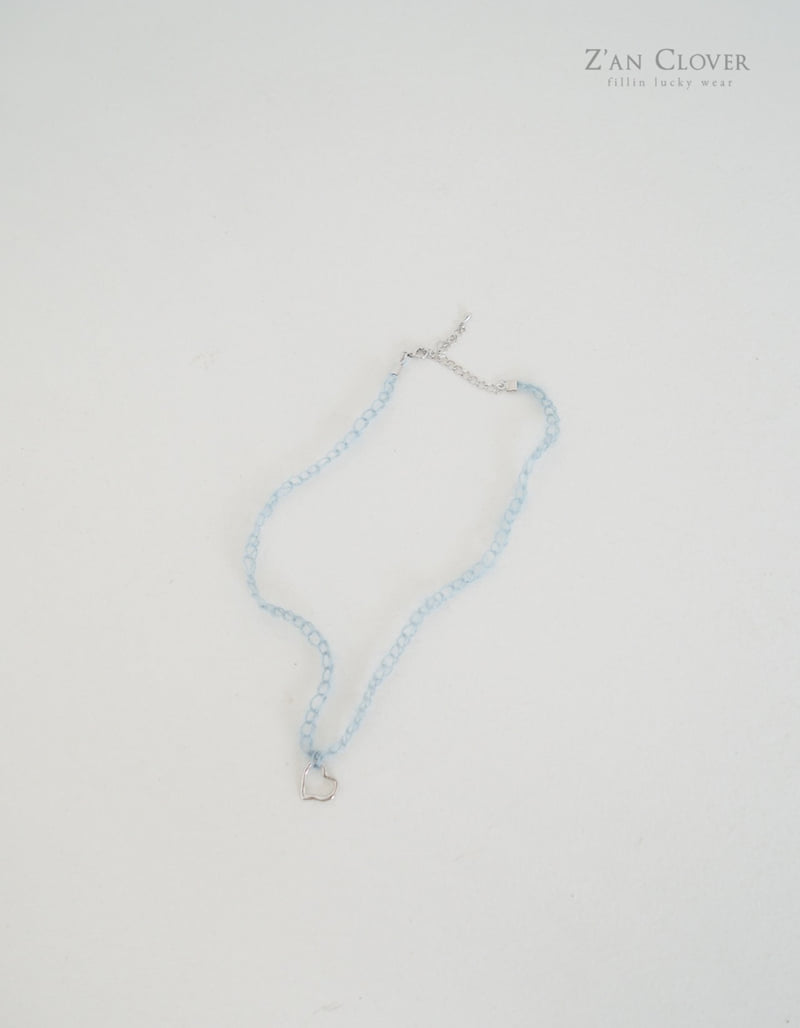 Zan Clover - Korean Children Fashion - #discoveringself - Knit Heart Necklace - 7