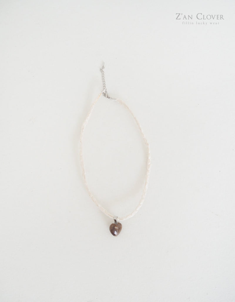 Zan Clover - Korean Children Fashion - #designkidswear - Heart Necklace - 4