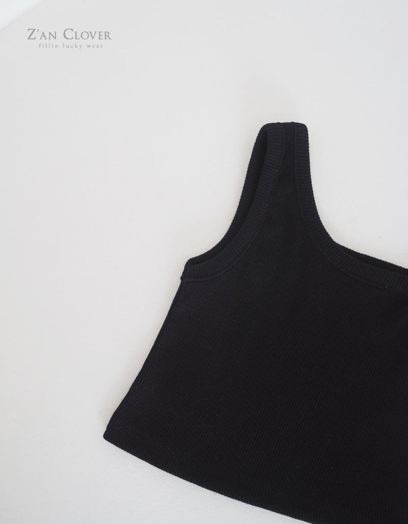 Zan Clover - Korean Children Fashion - #fashionkids - Unbal Rib Sleeveless - 12