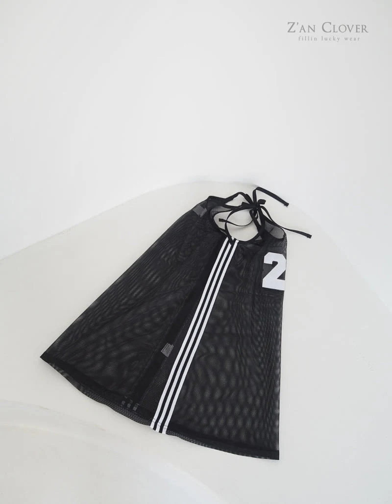 Zan Clover - Korean Children Fashion - #kidsshorts - Mesh Layered One-piece - 11