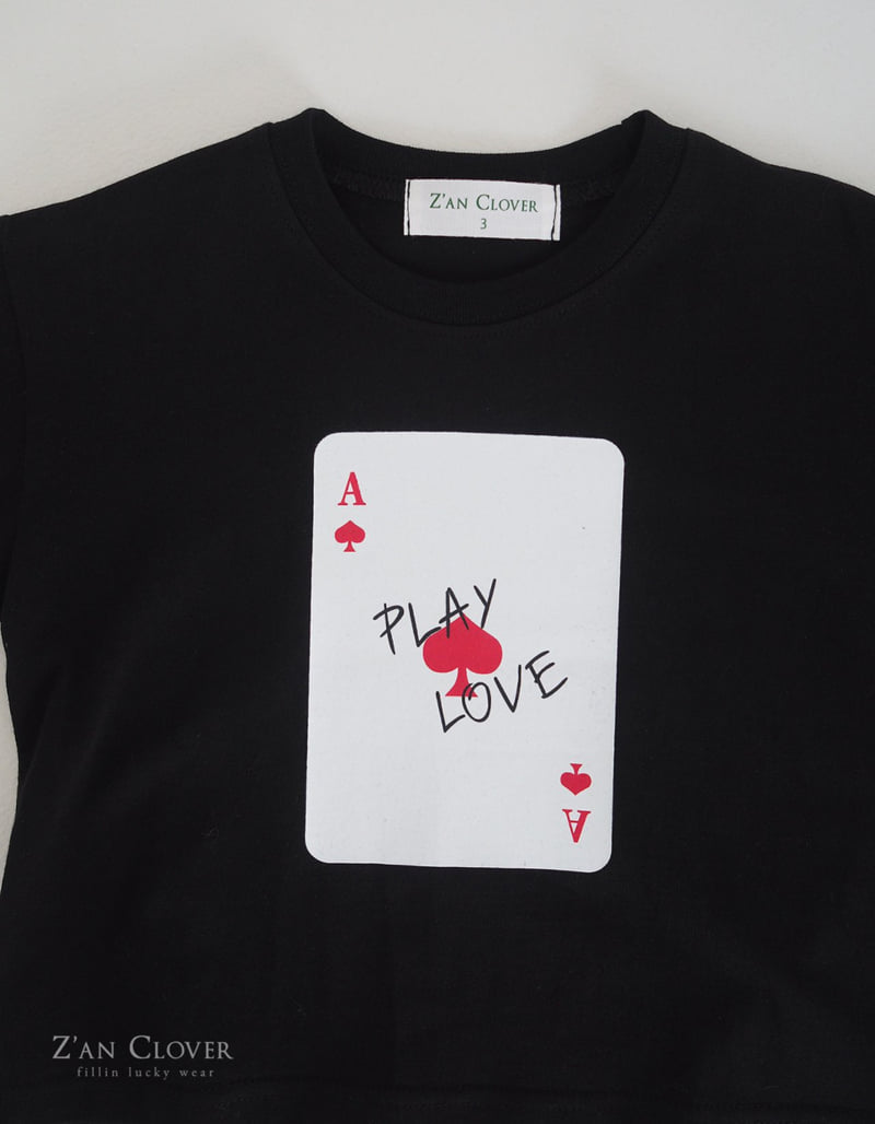 Zan Clover - Korean Children Fashion - #kidsshorts - Spade Tee - 5
