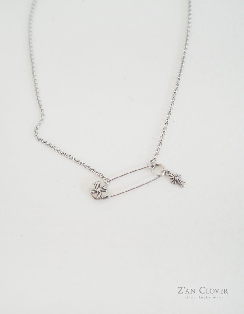 Zan Clover - Korean Children Fashion - #fashionkids - Clothes Pin Necklace - 4