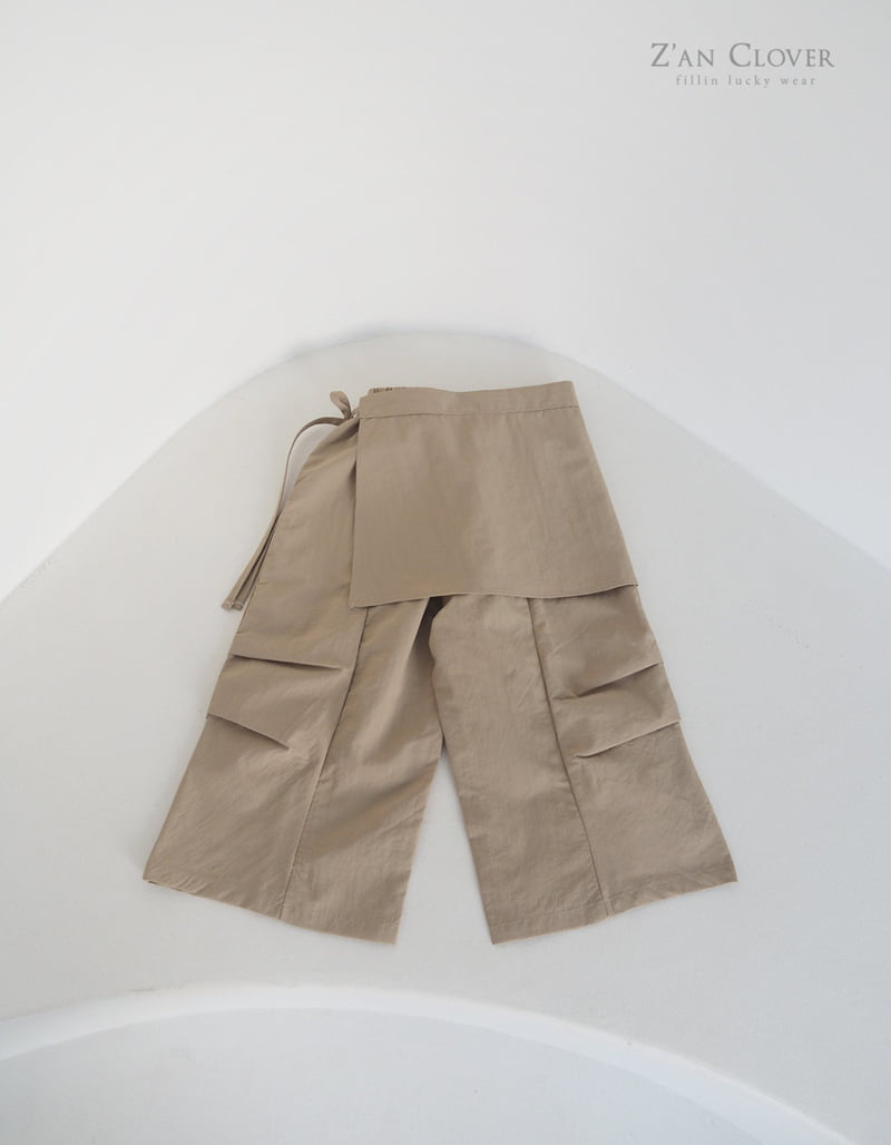 Zan Clover - Korean Children Fashion - #kidsstore - Anorak Wrap Pants (Kids) - 6