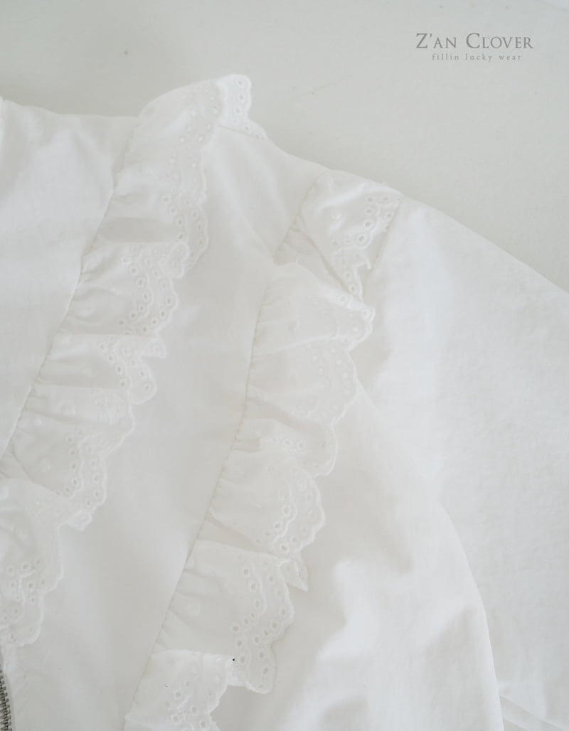 Zan Clover - Korean Children Fashion - #kidsstore - Punching Lace Jacket (Kids) - 6
