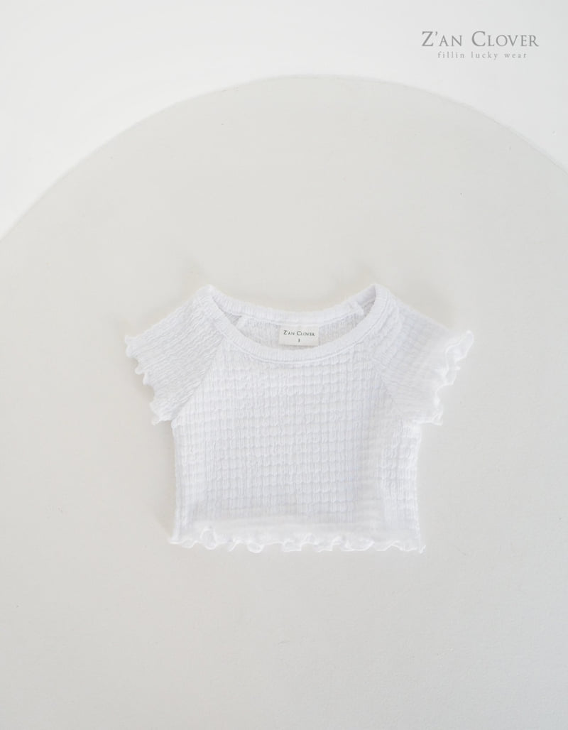 Zan Clover - Korean Children Fashion - #kidsshorts - Wrinkle Tee - 4