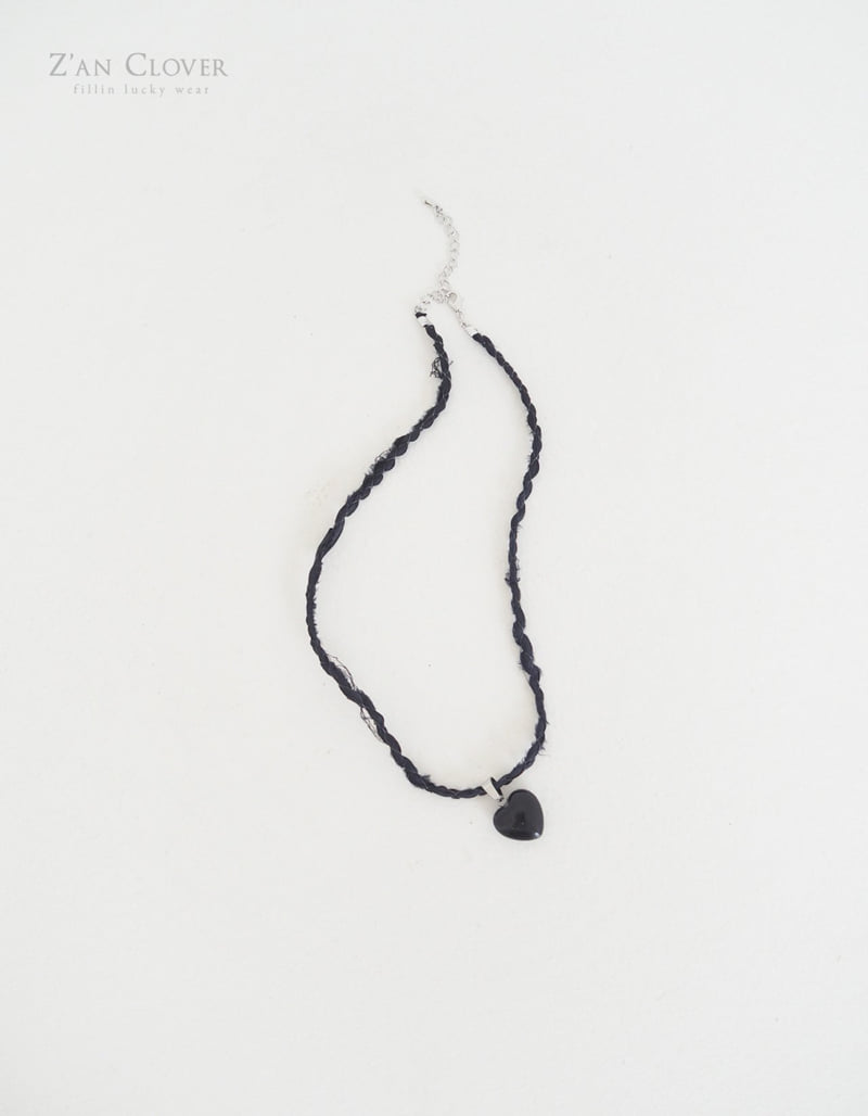 Zan Clover - Korean Children Fashion - #kidsstore - Heart Necklace - 7