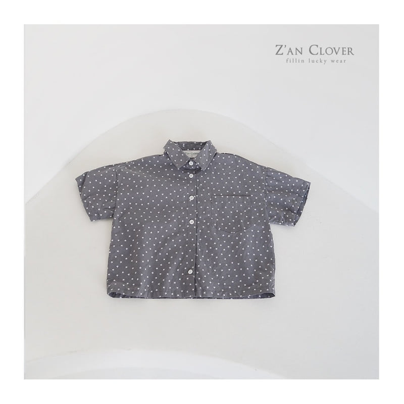 Zan Clover - Korean Children Fashion - #kidzfashiontrend - Star Shirt