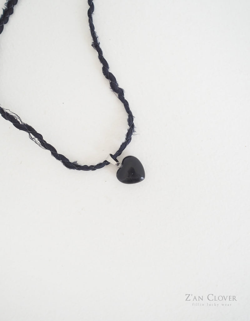 Zan Clover - Korean Children Fashion - #kidzfashiontrend - Heart Necklace - 8